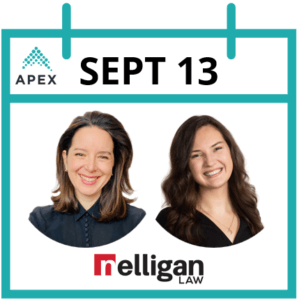 APEX Event on September 13 with Nelligan Law